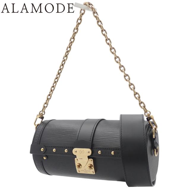 LOUIS VUITTON(ルイ・ヴィトン) エピ パピヨントランク ショルダーバッグ 2WAY 肩掛け 斜め掛け エピレザー ブラック黒 ゴールド金具 M58655 レディース 40802156663【中古】【アラモード】