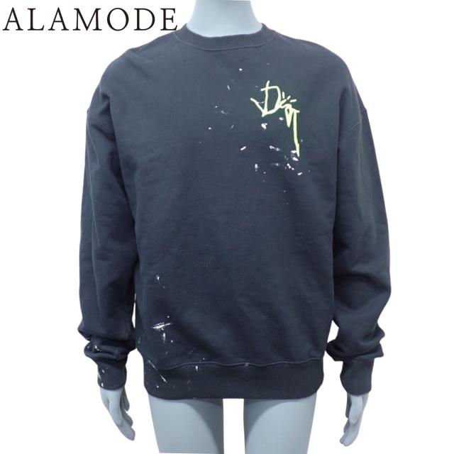 Christian Dior(クリスチャン・ディオール) Cactus Jack コラボ ペインタースエット スウェット/パーカー 2022年 トレーナー トップス 裏起毛 ロゴ 刺繍 オーバーサイズ トラヴィス・スコット XS コットン ブラック黒 283J679A0531 メンズ 40802155336【中古】【アラモード】