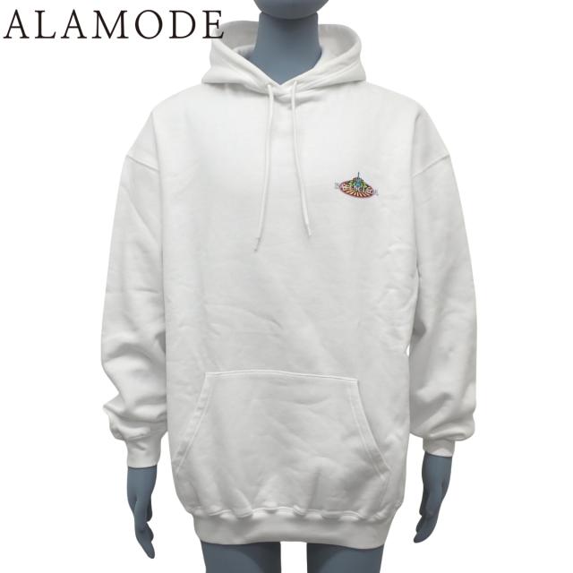 BALENCIAGA(バレンシアガ) ボンジュール フーディー スウェット/パーカー 2019年 アパレル ファッション BONJOUR XS コットン ホワイト白 マルチカラー 578135 メンズ 40802157614【中古】【アラモード】