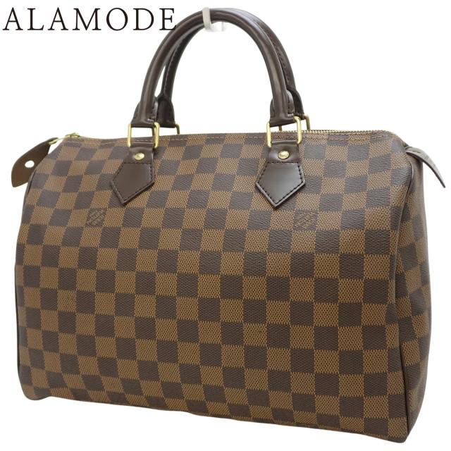 LOUIS VUITTON(ルイ・ヴィトン) ダミエ・エべヌ スピーディ30 ハンドバッグ ミニボストン トラベル 旅行かばん ダミエキャンバス ブラウン茶 ゴールド金具 N41531 レディース 40802157136【中古】【アラモード】