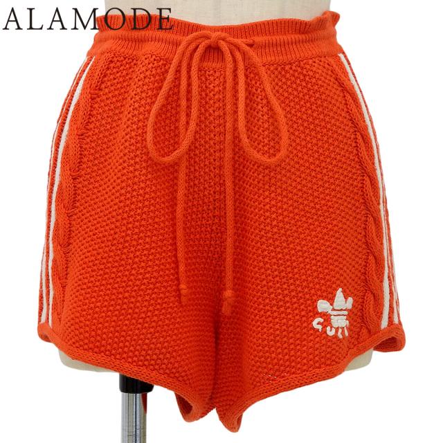 GUCCI(グッチ) アディダスコラボ ショートパンツ パンツ ボトムス 短パン アパレル adidas S リネン コットン オレンジ ホワイト白 693835 レディース 40802156567【中古】【アラモード】