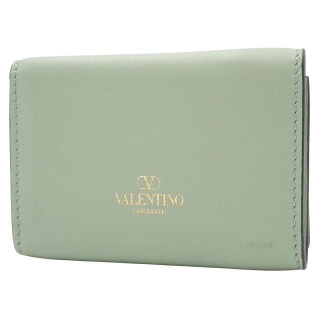 VALENTINO(ヴァレンティノ) スタッズ 3つ折り財布 コンパクト
