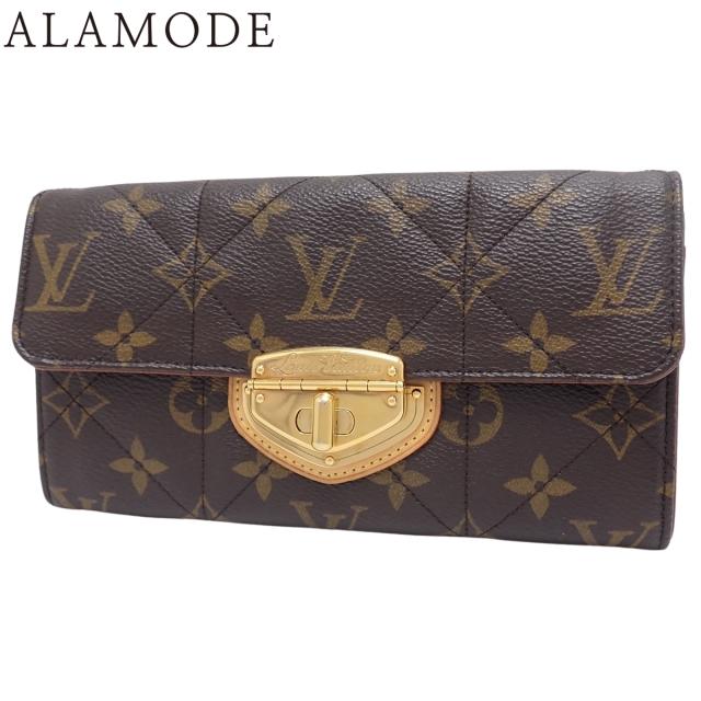 LOUIS VUITTON(ルイ・ヴィトン) モノグラム・エトワール ポルトフォイユ・サラ ロングウォレット 二つ折り 2つ折り 長財布 モノグラムキャンバス ブラウン茶 ゴールド金具 M66556 レディース 40802136413【中古】【アラモード】