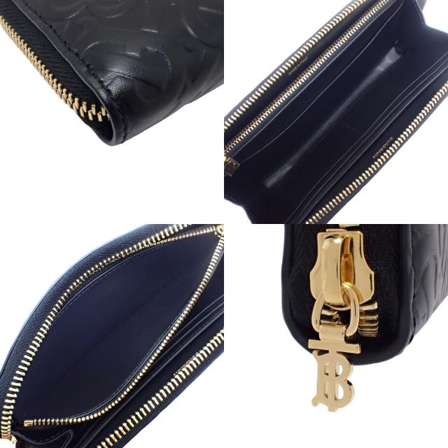 BURBERRY(バーバリー) TBモノグラム ラウンドファスナー 長財布 ロング
