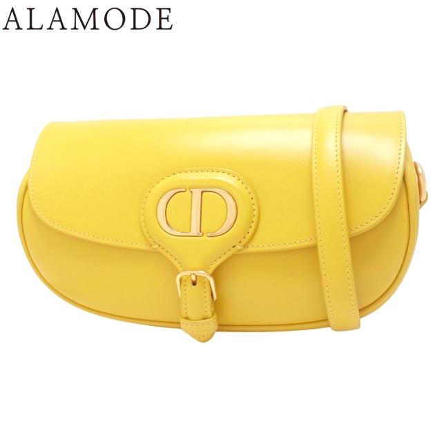 Christian Dior(クリスチャン・ディオール) Bobby East-West ボビー イースト ウエストバッグ ショルダーバッグ 肩掛け 斜め掛け レザー イエロー黄 ゴールド金具 M9327UMOL レディース 40802142763【中古】【アラモード】