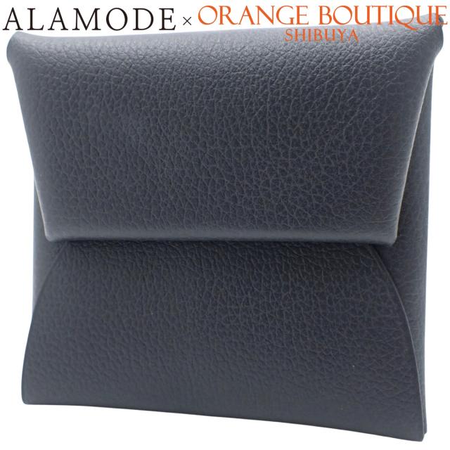 HERMES(エルメス) バスティア グリミスティ グレー エバーカラー パラジウム金具 シルバー金具 W刻印 ケース ミニ財布 コンパクトウォレット パース レディース 40802163044【中古】【アラモード】