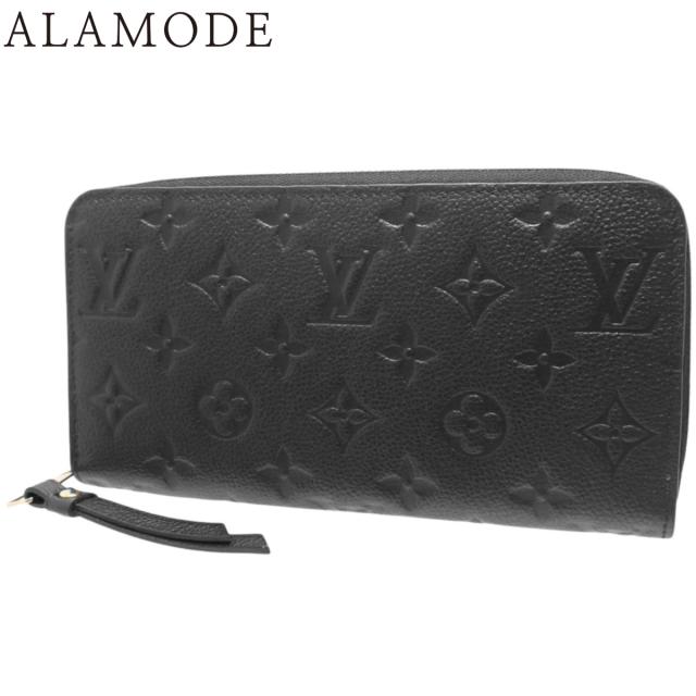 LOUIS VUITTON(ルイ・ヴィトン) モノグラム・アンプラント ジッピー･ウォレット ロングウォレット 長財布 ラウンドファスナー ジップアラウンド モノグラムアンプラント ノワール ブラック黒 ゴールド金具 M61864 レディース 40802160473【中古】【アラモード】