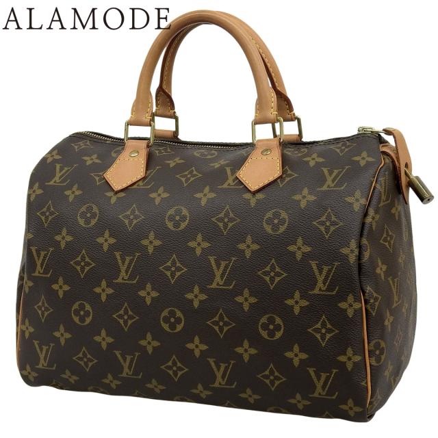 LOUIS VUITTON(ルイ・ヴィトン) モノグラム スピーディ30 ハンドバッグ ミニボストン モノグラムキャンバス ブラウン茶 ゴールド金具 M41526 レディース 40802161257【中古】【アラモード】