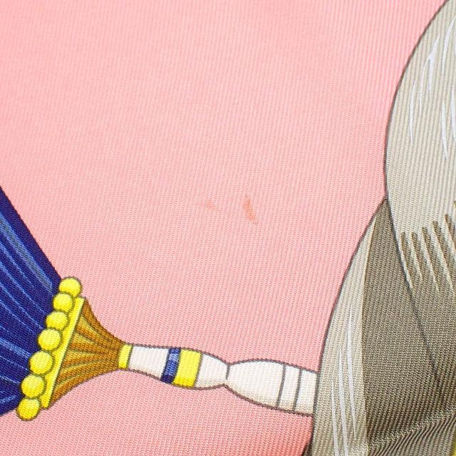 HERMES(エルメス) HARNAIS DE COEUR アルネ・ドゥ・クール カレ90 グリ