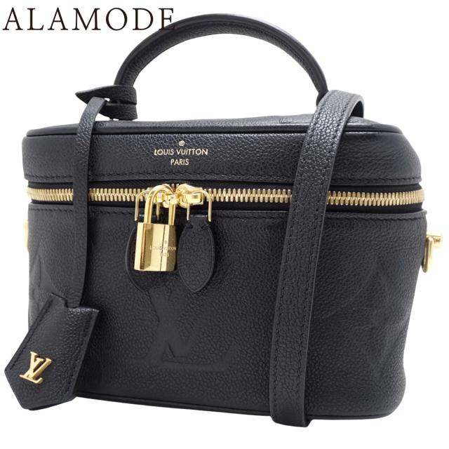 LOUIS VUITTON(ルイ・ヴィトン) モノグラム・アンプラント ヴァニティPM ショルダーバッグ ハンドバッグ 肩掛け 斜め掛け バニティ モノグラムアンプラント ブラック黒 ゴールド金具 M45598 レディース 40802159142【中古】【アラモード】