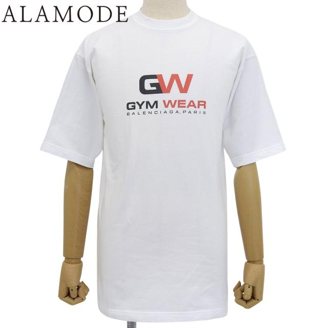 BALENCIAGA(バレンシアガ) GYM WEAR Tシャツ Tシャツ 2020年 アパレル ファッション 衣類 XXS コットン ホワイト白 ブラック黒 レッド 赤 HT87 620969 TIVD5 9000 メンズ 40802161343【中古】【アラモード】