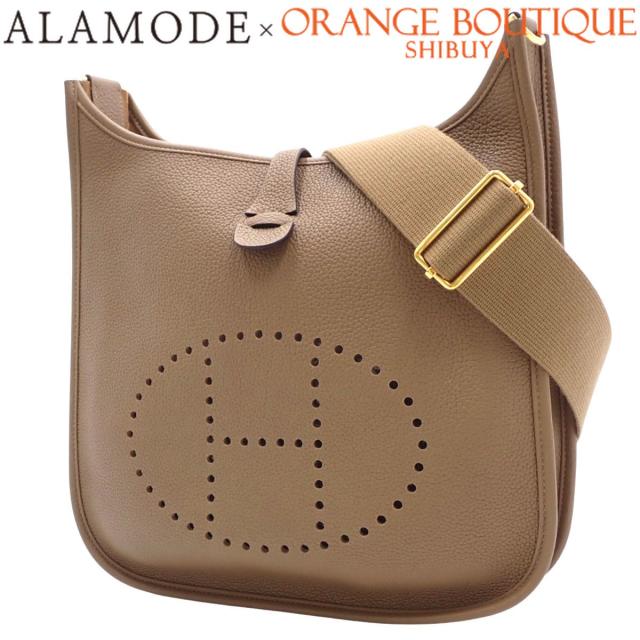 HERMES(エルメス) エブリン3PM エトープ/エトゥープ グレージュ トゴ ゴールド金具 Z刻印 ショルダーバッグ 斜め掛け 肩掛け エヴリン レディース 40802166782【中古】【アラモード】