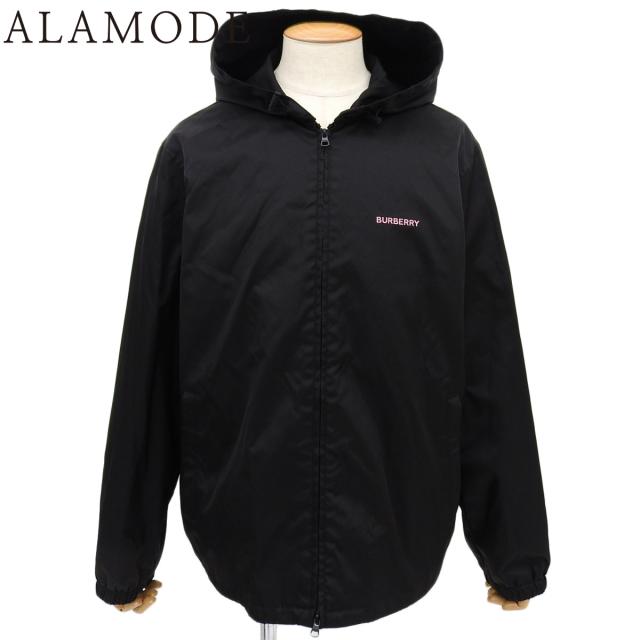 BURBERRY(バーバリー) オークリーフクレストブルゾン ジャケット アパレル ファッション 衣類 ロゴ  L ナイロン ブラック黒 ピンク メンズ 40802159145【中古】【アラモード】