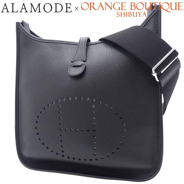 HERMES(エルメス) エヴリン3 PM ブラック黒 トリヨンクレマンス パラジウム金具 シルバー金具 W刻印 ショルダーバッグ 肩掛け 斜め掛け エブリン レディース 40802168842【中古】【アラモード】