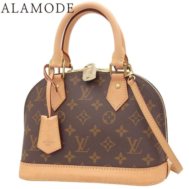 LOUIS VUITTON(ルイ・ヴィトン) モノグラム アルマBB ハンドバッグ 2WAY ショルダー 肩掛け 斜め掛け モノグラムキャンバス ブラウン茶 ゴールド金具 M46990 レディース 40802162855【中古】【アラモード】