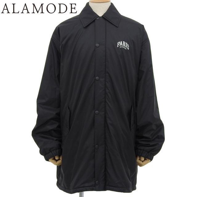 BALENCIAGA(バレンシアガ) CITIES PARIS ベンチコート コート 2022年 アウター スポーツウエアー アパレル リミテッドエディション XXS ナイロン ブラック黒 ホワイト白 メンズ 40802165286【中古】【アラモード】