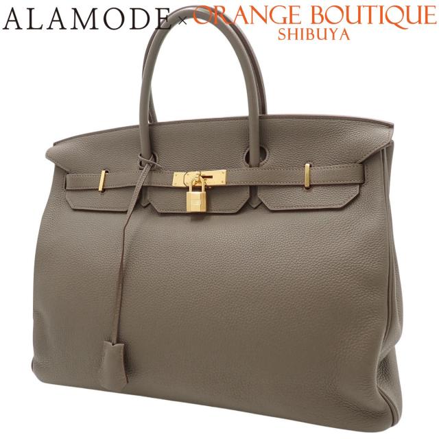 HERMES(エルメス) バーキン40 エタン グレー トゴ ゴールド金具 □O刻印 ハンドバッグ トートバッグ ボストンバッグ レディース 40802171406【中古】【アラモード】
