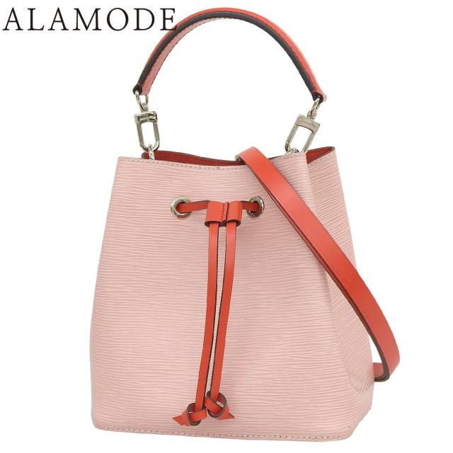 LOUIS VUITTON(ルイ・ヴィトン) エピ ネオノエ BB ハンドバッグ 2WAY ショルダー 肩掛け 巾着 エピレザー ローズバレリーヌ ピンク レッド赤 シルバー金具 M53609 レディース 40802167217【中古】【アラモード】