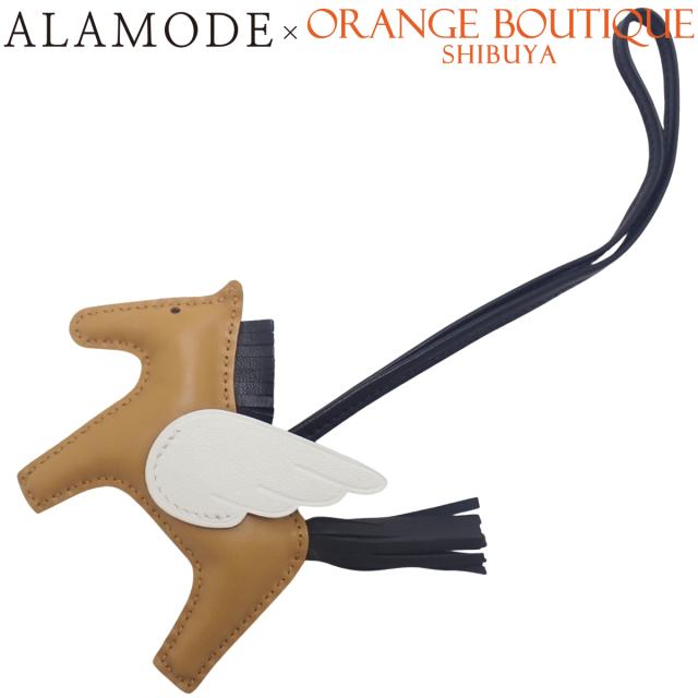 HERMES(エルメス) ロデオチャームペガサスPM セサミ ナタ ブラック黒 ブラウン茶 ホワイト白 アニョーミロ スイフト U刻印 バッグチャーム ホース 馬モチーフ 小物 レディース 40802171975【アラモード】