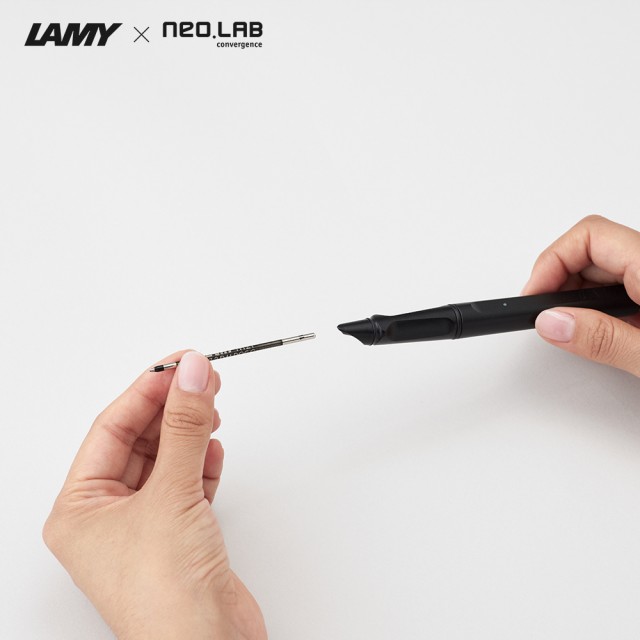 LAMY safari all black ncode & digital paper set ラミー