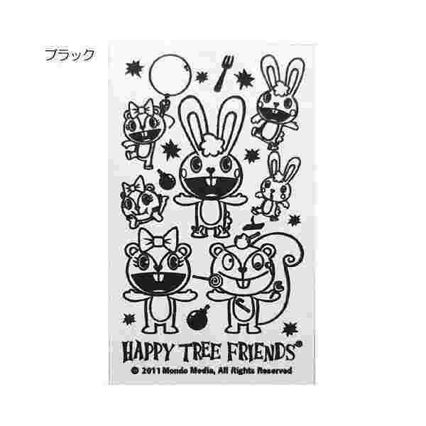 ハッピーツリーフレンズ フロッキーシート ハッピーツリーフレンズ01 ブラック Htap17の通販はau Pay マーケット わんわんショップ Au Wowma 店