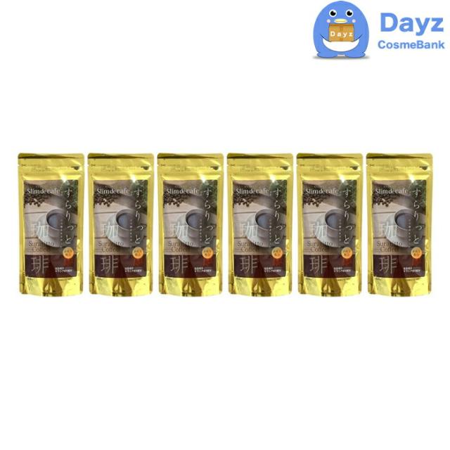 スリムドカフェ すらりっと珈琲 100g　6点セット　｜　健康食品 ダイエット コーヒー 【NC-L】