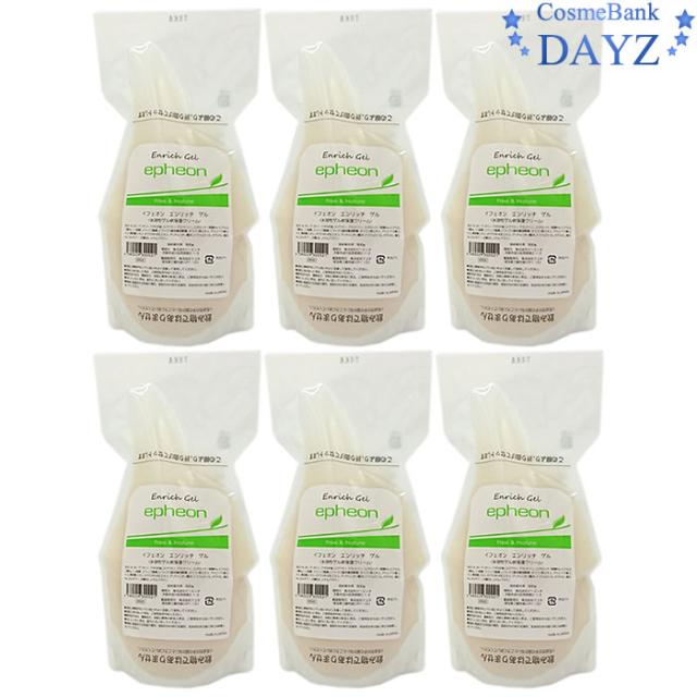 イフェオン エンリッチゲル 500g 6点セット 詰め替え用｜自然派化粧品｜低刺激タイプ｜ピーエッチ｜