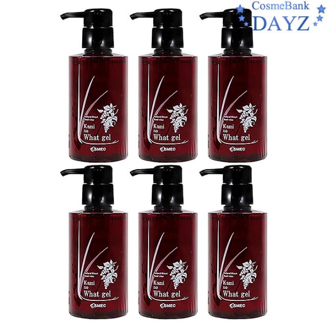 コスメック ナチュラルハート ロゼワイン 髪のふゎっとゲル 150mL 6点セット | 洗い流さないヘアトリートメント |