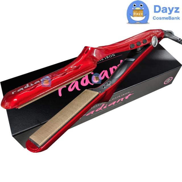 中古 radiant ストレートヘアアイロン 赤28㎜ ラディアント シルクプロ