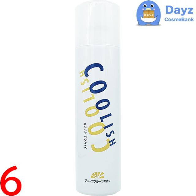 中日製薬 クーリッシュ ヘアトニック 300g　6点セット　｜　ヘアトニックスプレー　｜　ミント クール 冷 冷感 涼感 夏の通販は 5,357円