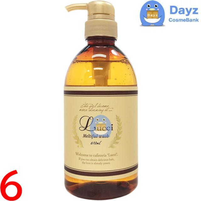 ミアンビューティー ルッチ メルティフルウォッシュ 610mL　6点セット　｜　ヘアシャンプー / アミノ酸系の通販は