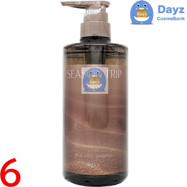 ミアンビューティー シーズントリップ マイルドクール シャンプー 600mL　6点セット　｜　ヘアシャンプー / クールマイルド 冷 シャンプー　｜　クリア クール 夏 清涼 ミント系 シャンプー
