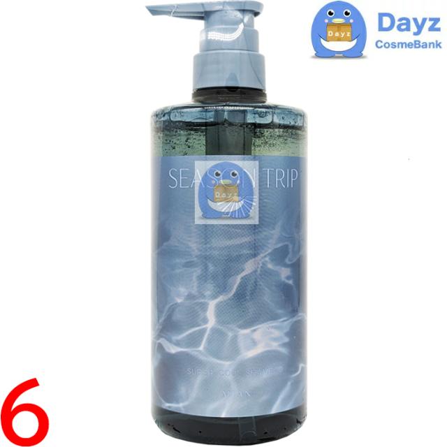 ミアンビューティー シーズントリップ スーパークール シャンプー 600mL　6点セット　｜　ヘアシャンプー / クール 冷 シャンプー　｜　クリア クール 夏 清涼 ミント系 シャンプー