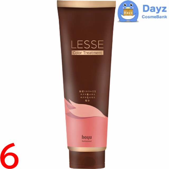 ホーユー レセ カラートリートメント ナチュラルブラウン 245g　6点セット　｜　ヘアカラートリートメント / 白髪染め 【NC】の通販は
