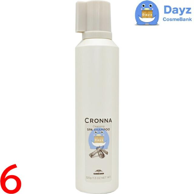 ミルボン クロナ クレンジング スパシャンプー スミ(炭) 320g　6点セット　｜　炭配合炭酸ヘアシャンプーの通販は
