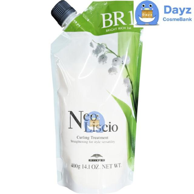 Neo Liscio ブライトリッチ  縮毛矯正 ミルボン ネオリシオ BR 1st (ブライトリッチ) 400g ｜ 縮毛矯正剤