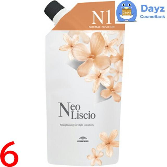 ミルボン ネオリシオ N 400g　6点セット　｜　縮毛矯正剤 / 第一剤 / 医薬部外品　｜　ストレート 直毛 パーマ剤 矯正剤