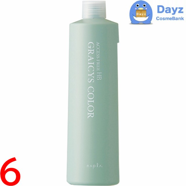 ナプラ アクセスフリーHB グレイシスカラー オキシ OX6% 1000mL　6点セット　｜　ヘアカラー 第二剤 / 医薬部外品 【YM】の通販は