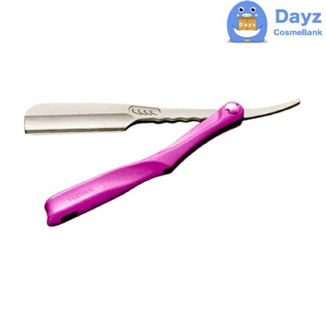 フェザー アーティストクラブ SS レザー　ワイン　｜　剃刀 カミソリ かみそり シェービングレザー 髭剃り ひげそり