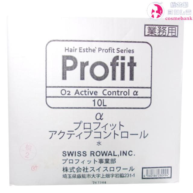 プロフィット アクティブコントロール α 10L＝10000mL ｜業務用 サロン専売品 自然派化粧品