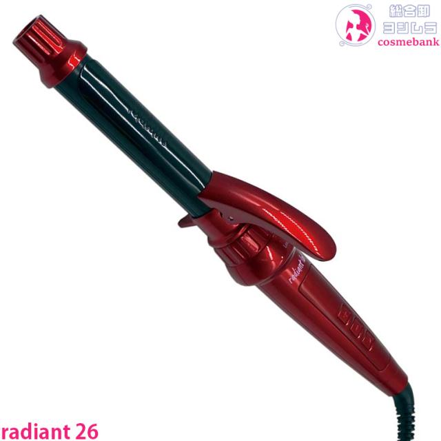 radiant lol 本体セット カールアイロン｜26mm 32mm レッド 毛先のカールなどにも対応したプレートがラウンド型 シルクプロアイロン ラディアント ロル シルクプレート ダメージレス 高性能 180℃まで約90秒_4