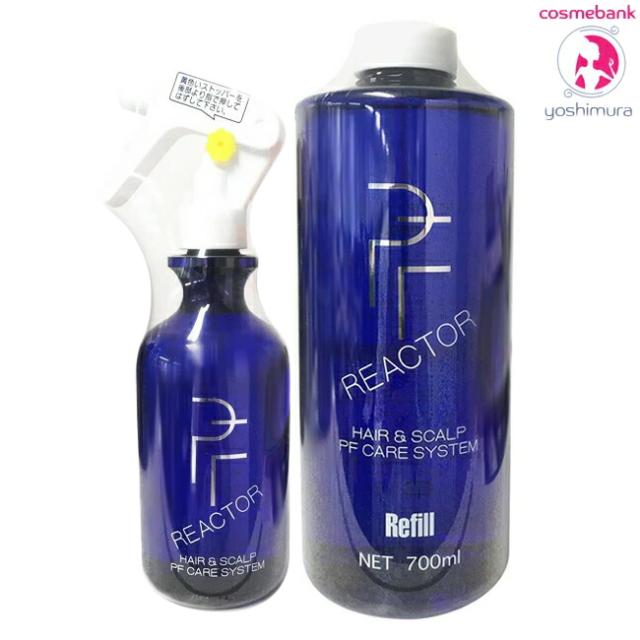 ピクシー・ピー・エフ PFリアクター 350mL（本体）＋1000mL（詰め替え用）セット｜本体 頭皮 頭髪 全身料 ヘア＆スカルプケア ピクシーピーエフ