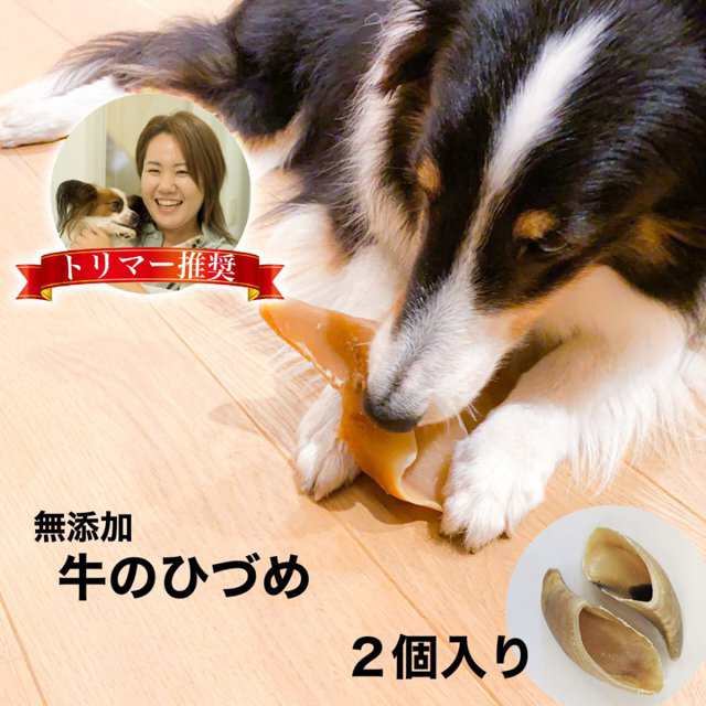 無添加 牛のひづめ 2個入り 犬のおやつ ヒヅメ 蹄 ひずめ ヒズメ