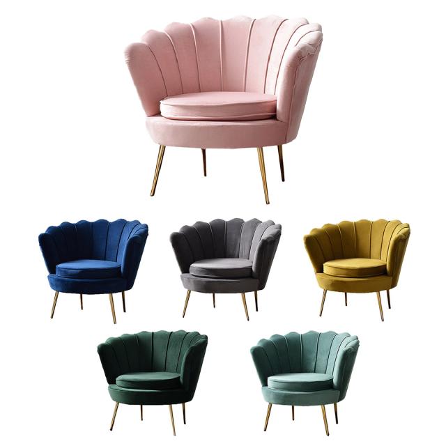 Veroman 一人掛けソファ シェル ソファ キュート リビング カフェ 公共施設 高反発 高密度 韓国インテリア 1人用 の通販はau Pay マーケット Veroman