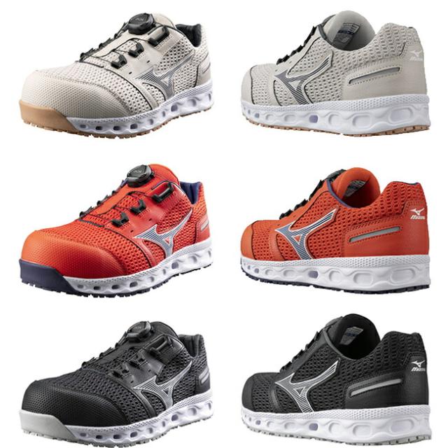 【即日発送可】ミズノ mizuno 安全靴 作業靴 オールマイティVH51L BOA【F1GA2306】 | 靴 シューズ 現場 スタッフ 作業 普段履き メンズ レディース おしゃれ カジュアル かっこいい 軽量 白 ダイヤル 軽い 痛くない JSAA A種 樹脂先芯 ローカット_10