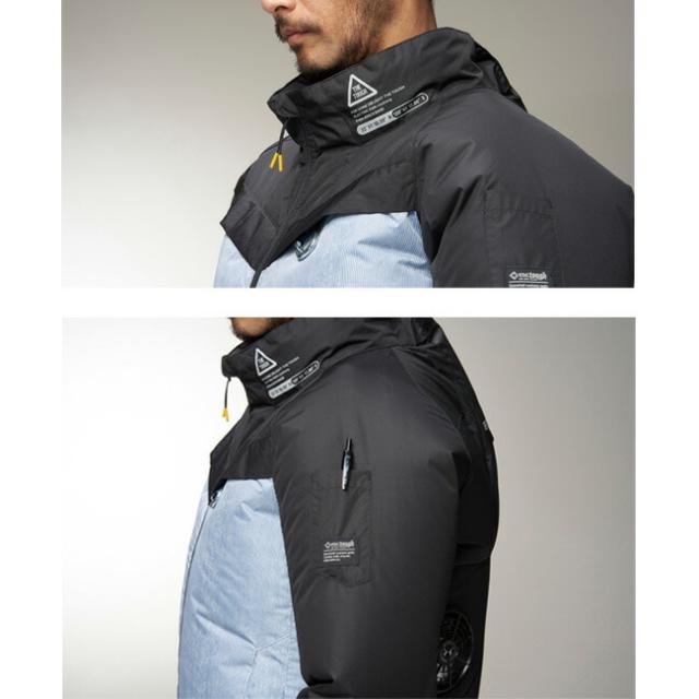 【2026年 30V 海外製バッテリー＆ファン付き】空調風神服 アタックベース 空調ウェア 服【6643】The tough チタン 長袖 ジャケット | 夏 涼しい クール 空調 ウェア 服 作業着 夏場 現場 作業 熱中症 対策 おしゃれ かっこいい カジュアル メンズ レディース 作業着 作業服_2
