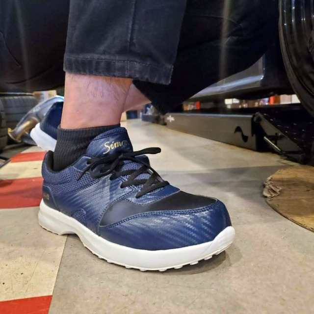 入荷済み シモン 安全作業靴 JSAA規格 短靴 プロスニーカー 耐滑 先芯