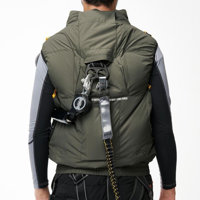 【24V 2025年 GLOBALバッテリー＆ファン付き】空調風神服 アタックベース HUMMER 空調ウェア 服【09900】空調風神服 ベスト | 夏 涼しい クール 空調 ウェア 服 作業着 夏場 現場 作業 熱中症 対策 おしゃれ かっこいい カジュアル メンズ レディース 作業着 作業服_8