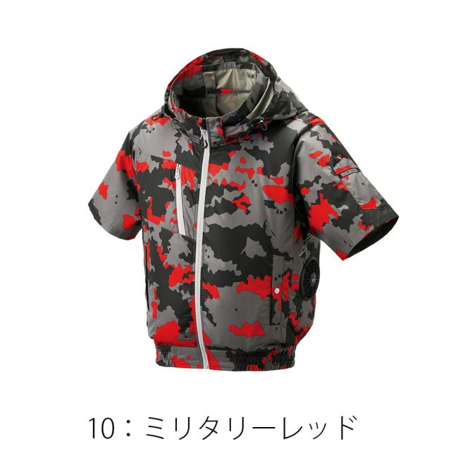【2026年 30V 海外製バッテリー＆ファン付き】空調風神服 アタックベース 空調ウェア 服【8845】The tough 半袖_10