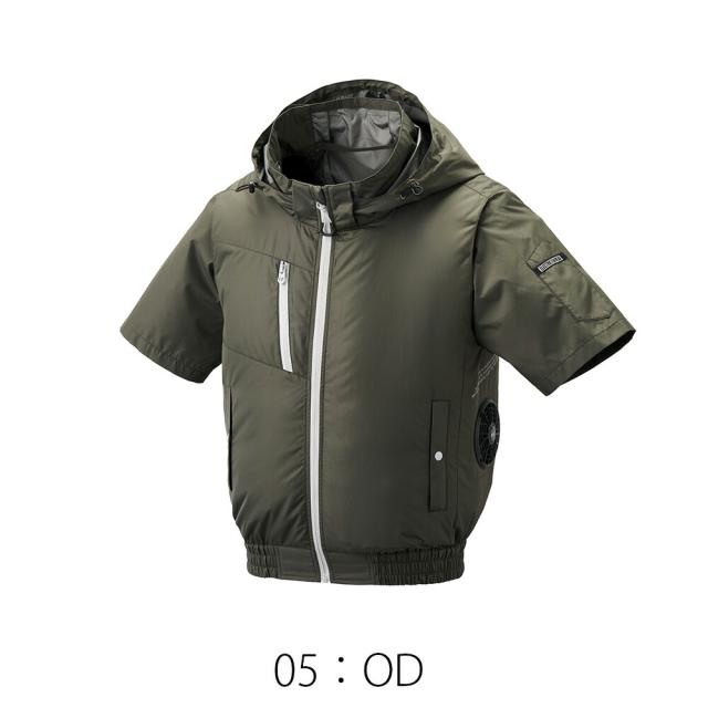 【2026年 30V 海外製バッテリー＆ファン付き】空調風神服 アタックベース 空調ウェア 服【8845】The tough 半袖_11